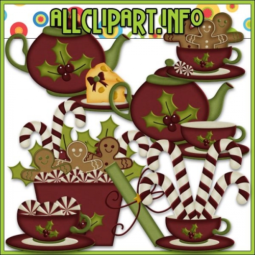 free clipart christmas tea - photo #15